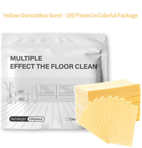 Water-Soluble Floor Cleaning Sheets – 100-Pack, Enzyme Formula, 5 Scents