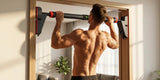 Doorway Pull-Up Bar – Steel, No-Drill Clamp & Built-In Level