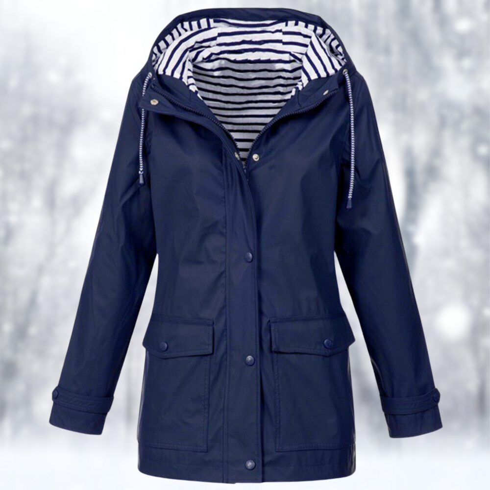 Women's hooded coat, view 3