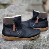 Women's side zip ankle boots, view 2