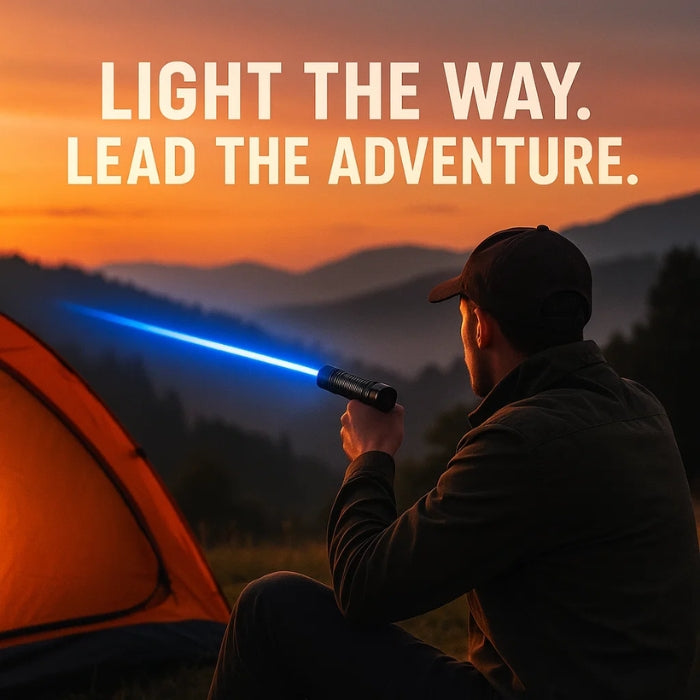 AeroForge Pro High-Intensity Waterproof Laser Torch - Ultimate Survival Light for Outdoor Adventures
