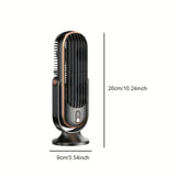 AeroLux Elite Personal Fan | Dual Motor, USB Rechargeable, Ultra Quiet, 720° Adjustable Angles, Portable Cooling Solution