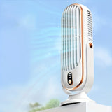 AeroLux Elite Personal Fan | Dual Motor, USB Rechargeable, Ultra Quiet, 720° Adjustable Angles, Portable Cooling Solution