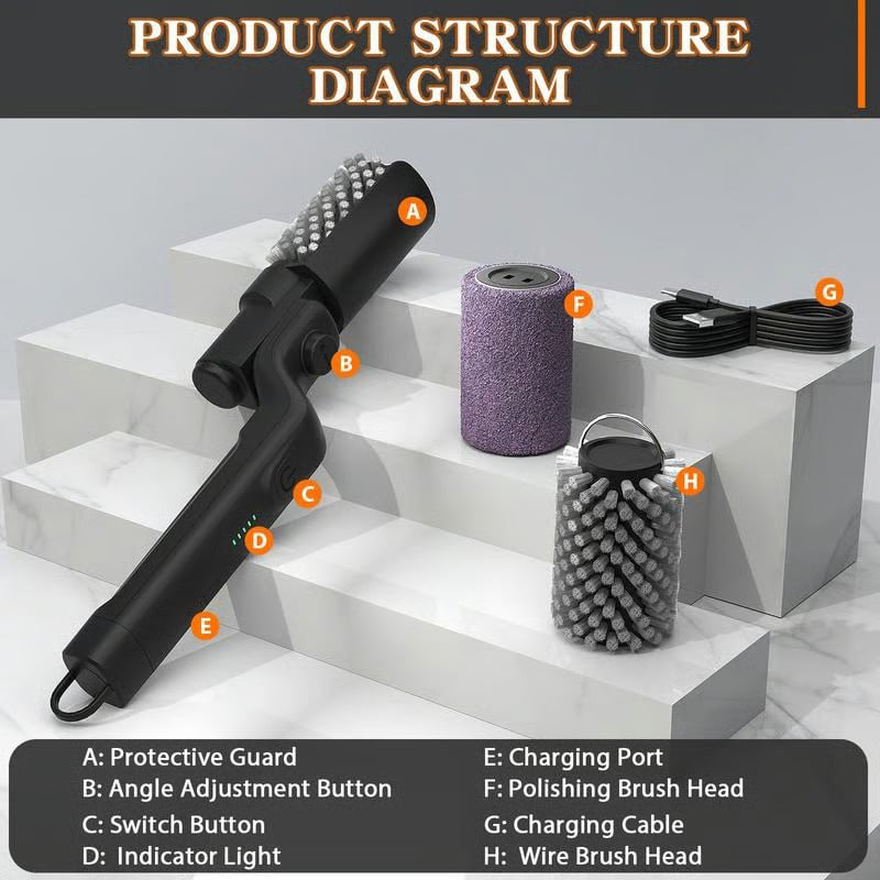Optimized Product Title: **Wiederaufladbare Elektrische Grillbürste – Schnelle und Effiziente Reinigung für Grillroste** 

This title includes relevant keywords while emphasizing the product's key features, making it more appealing for Google Shopping.