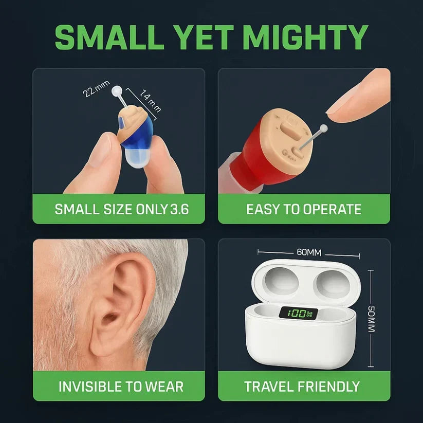 Affordable Rechargeable In-Ear Hearing Aids - UK | Comfortable & Discreet Hearing Solutions