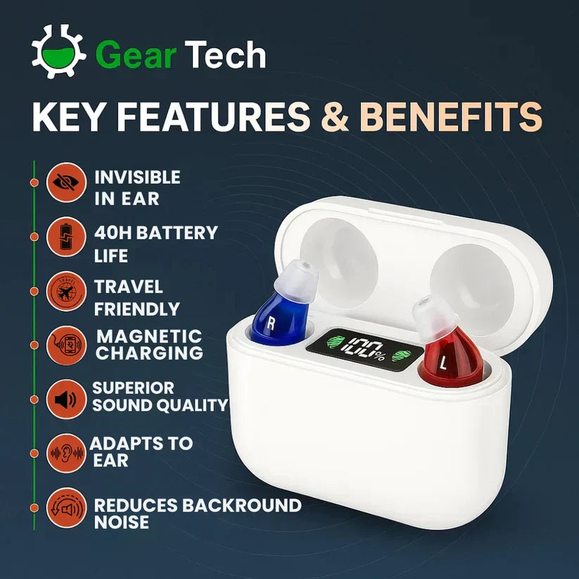 Affordable Rechargeable In-Ear Hearing Aids - UK | Comfortable & Discreet Hearing Solutions