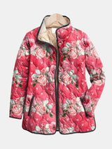 Women's quilted puffer jacket, view 1