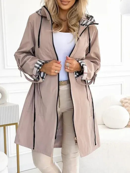 Women's hooded coat, view 3