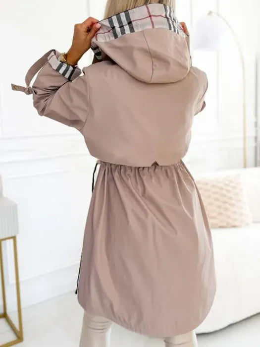 Women's hooded coat, view 4