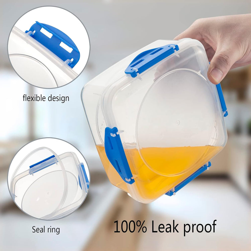 Air-Tight Lunch Tubs (4-Pack) - Meal Prep Containers by LunchVault | Leak-Proof, BPA-Free, Perfect for On-the-Go