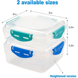 Air-Tight Lunch Tubs (4-Pack) - Meal Prep Containers by LunchVault | Leak-Proof, BPA-Free, Perfect for On-the-Go