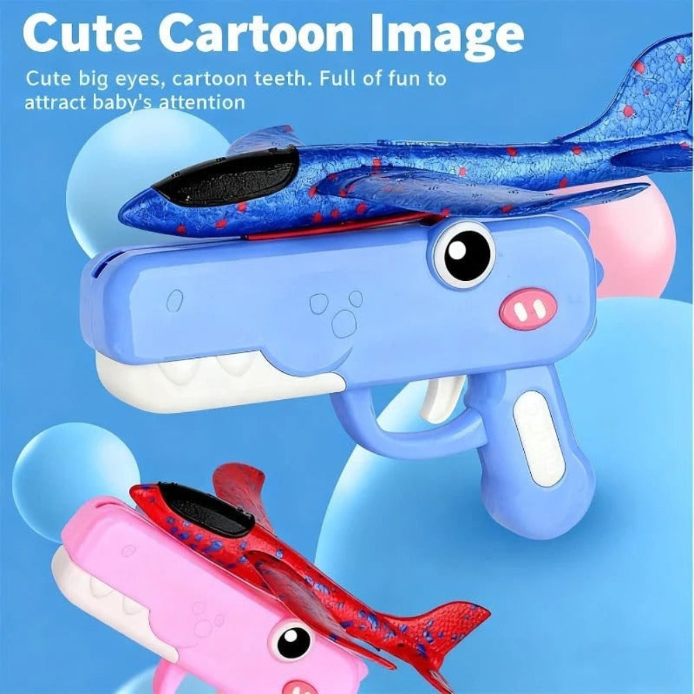 Airplane Launch Toy Catapult Glider Indoor Outdoor Fun