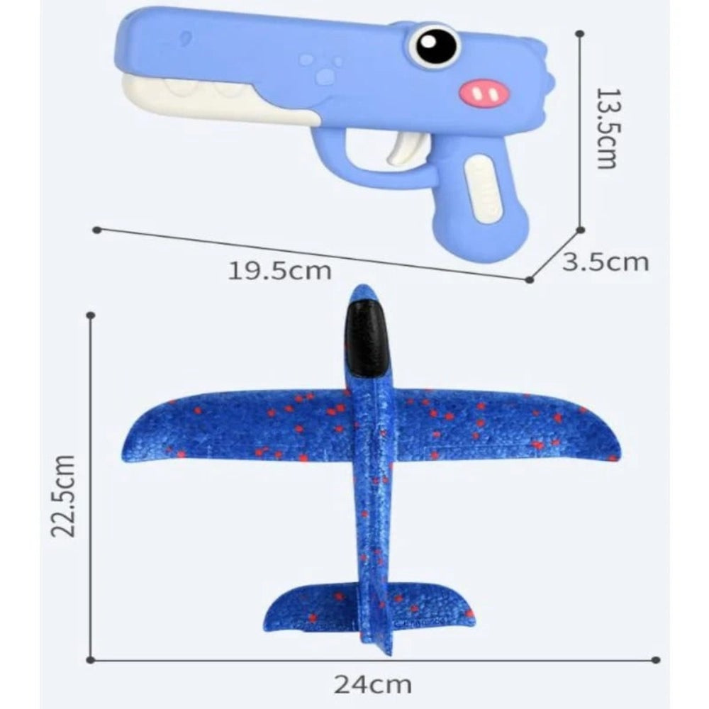 Airplane Launch Toy Catapult Glider Indoor Outdoor Fun