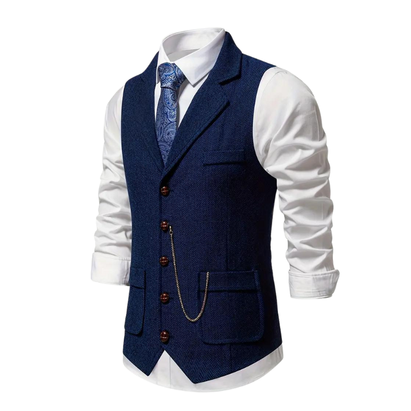 Men's notch lapel coat, view 5