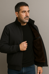 Men's wrap coat, view 6
