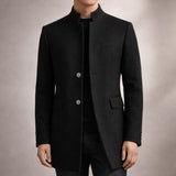 Men's high neck coat, view 6