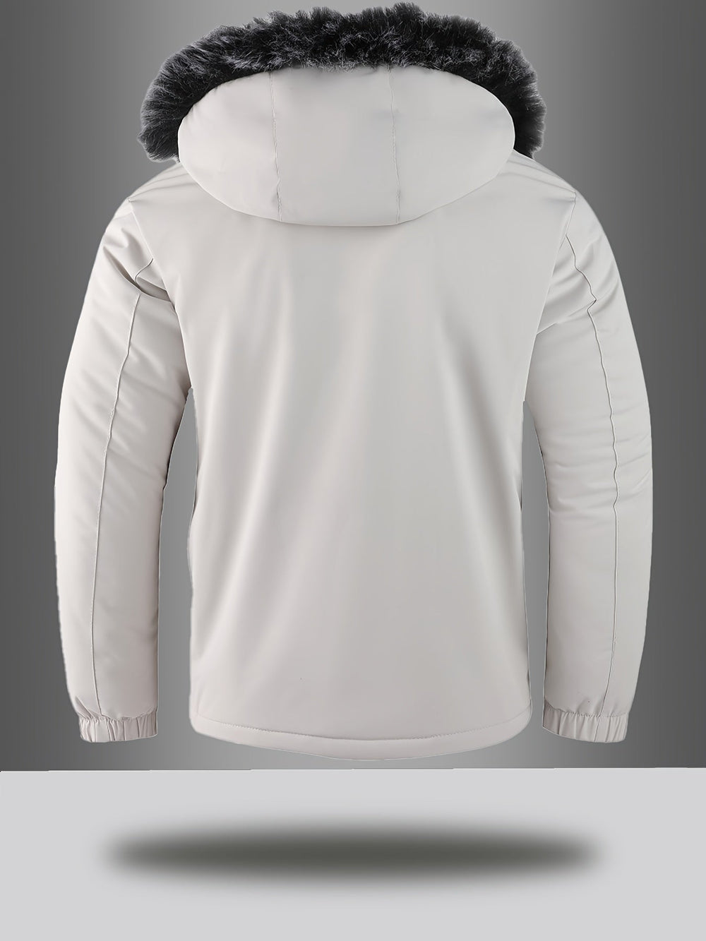 Men's hooded coat, view 4