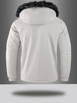 Men's hooded coat, view 4