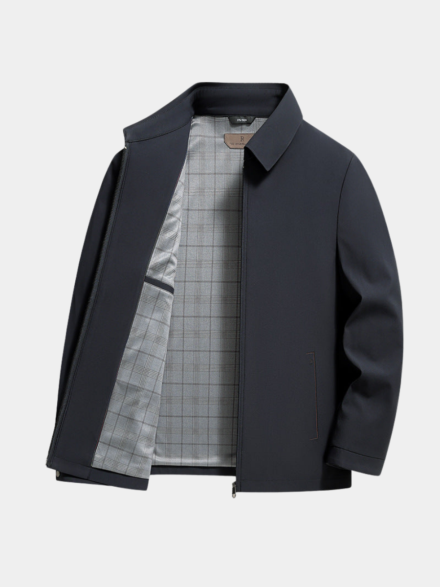 Men's notch lapel coat, view 1