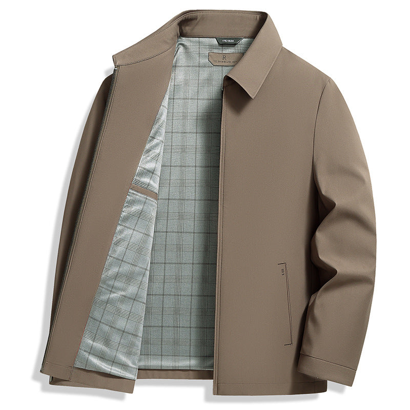 Men's notch lapel coat, view 4