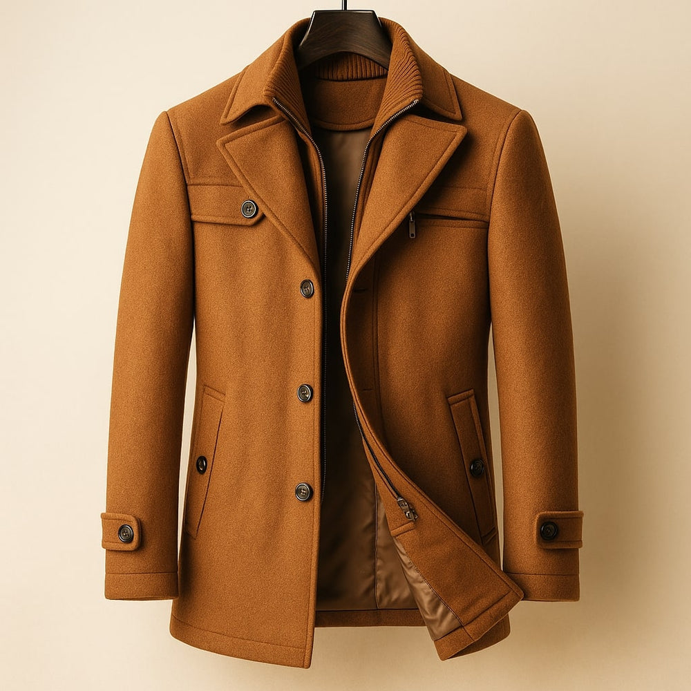 Men's relaxed coat, view 2
