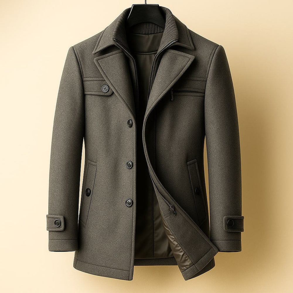 Men's relaxed coat, view 4