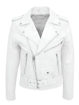 Men's zip-up leather jacket, view 3