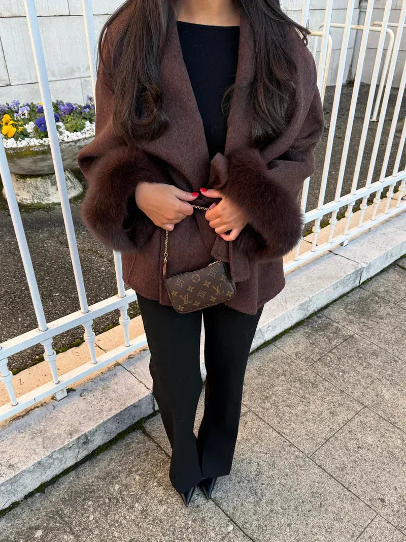Women's belted coat, view 5