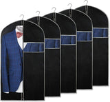 10-Pack Breathable Clothing Storage Covers with Window – Durable Garment Protection Set