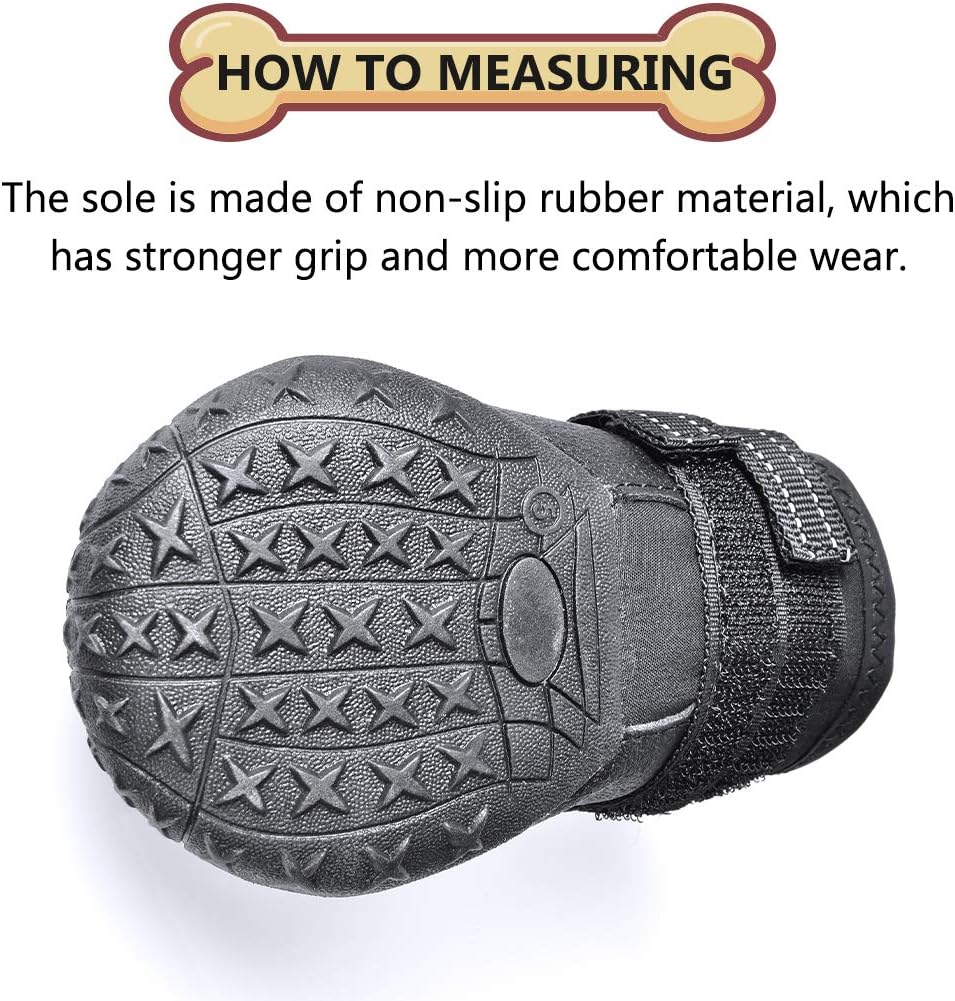 All-Weather Dog Boots for Ultimate Protection & Comfort - Perfect for Safe Outdoor Adventures