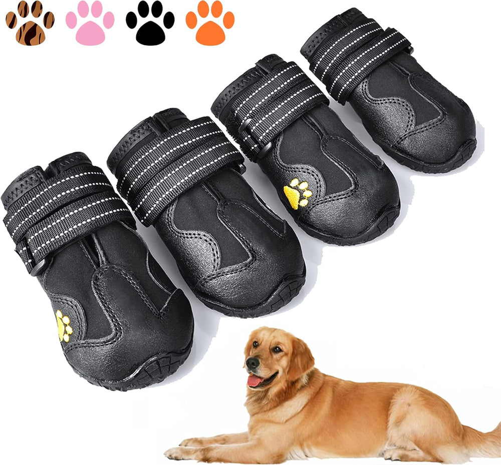 All-Weather Dog Boots for Ultimate Protection & Comfort - Perfect for Safe Outdoor Adventures