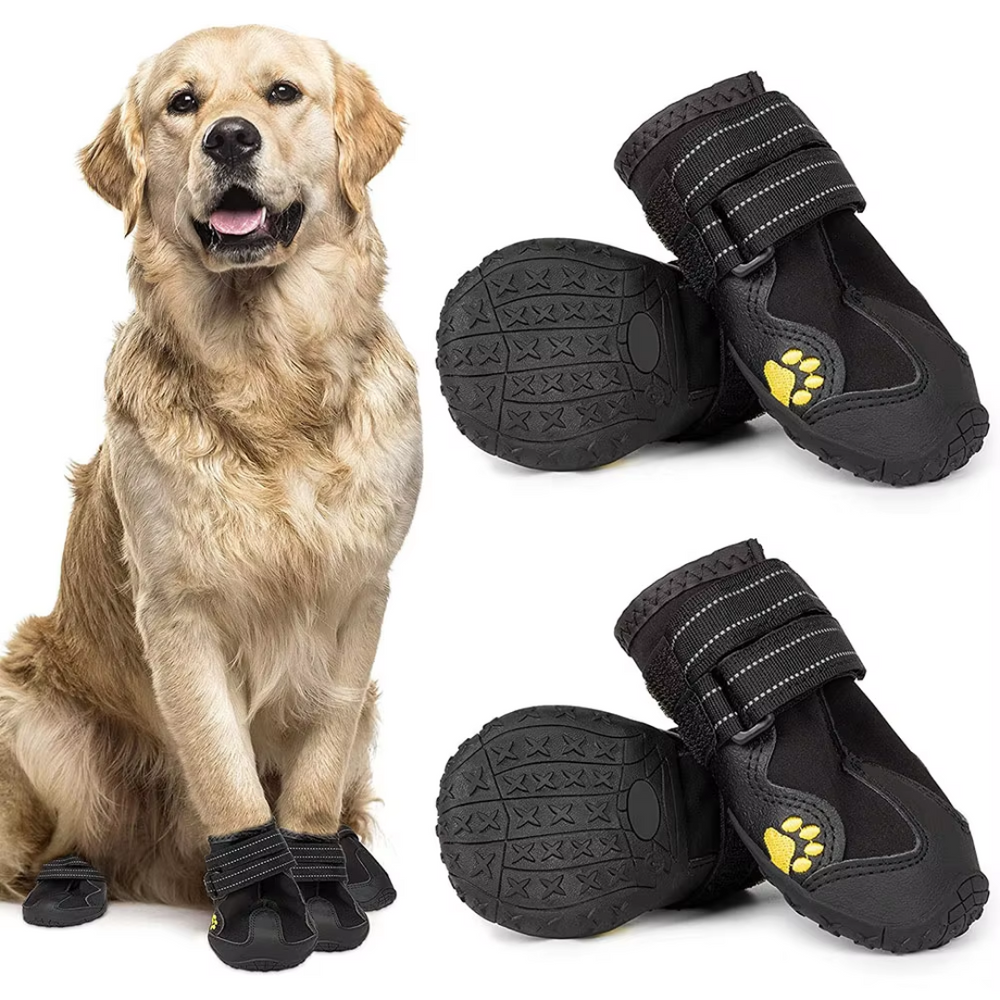 All-Weather Dog Boots for Ultimate Protection & Comfort - Perfect for Safe Outdoor Adventures