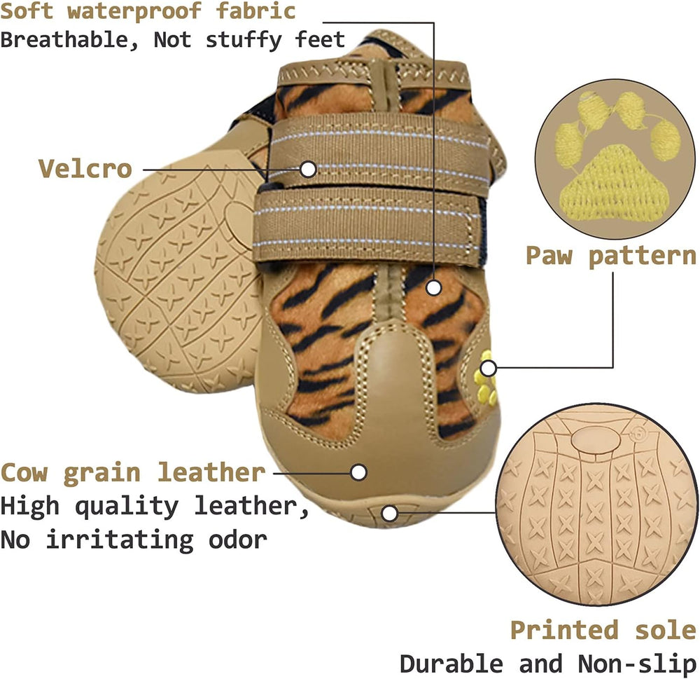 All-Weather Dog Boots for Ultimate Protection & Comfort - Perfect for Safe Outdoor Adventures
