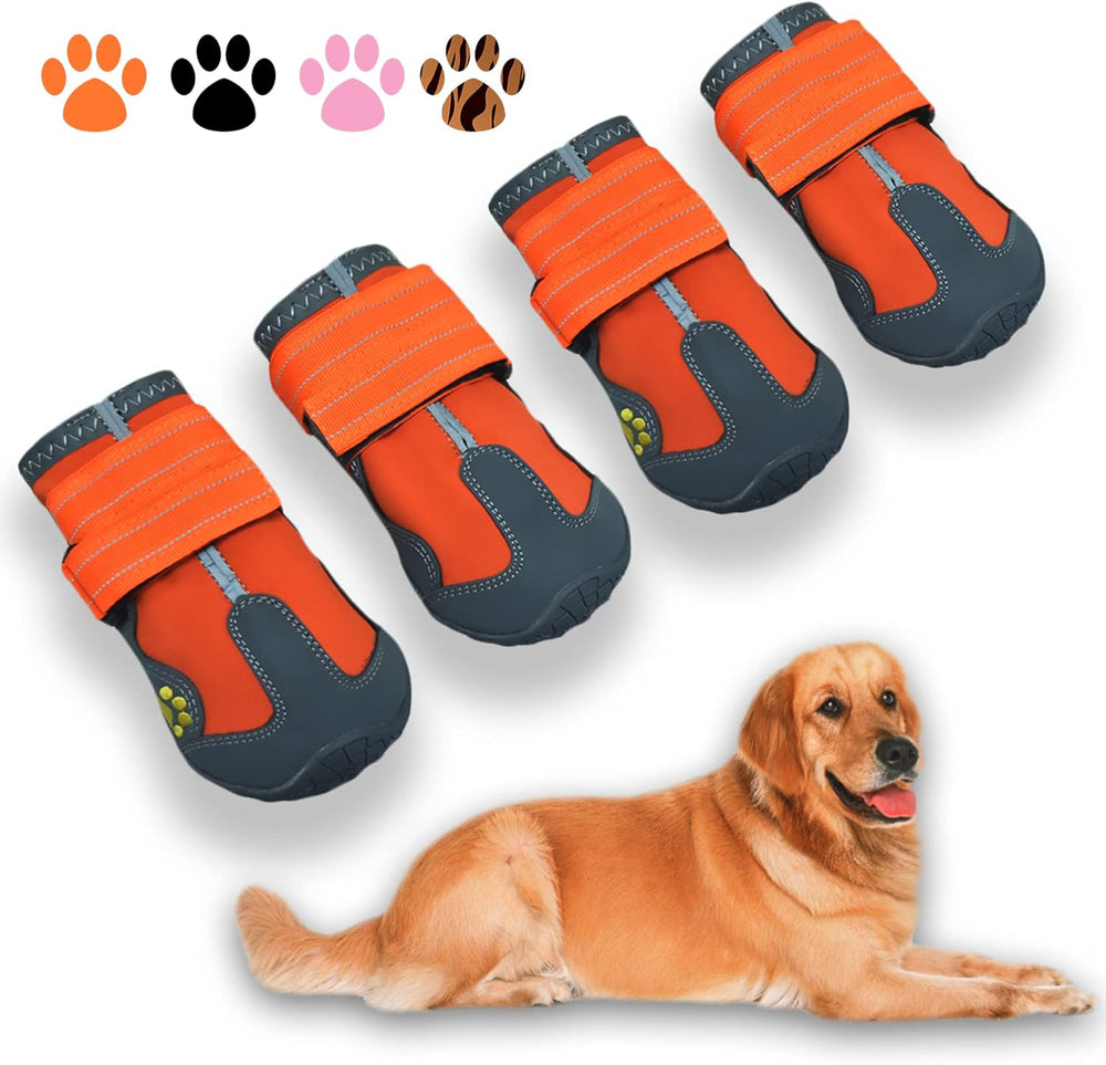 All-Weather Dog Boots for Ultimate Protection & Comfort - Perfect for Safe Outdoor Adventures