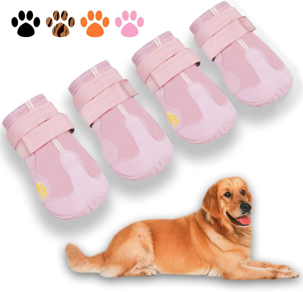 All-Weather Dog Boots for Ultimate Protection & Comfort - Perfect for Safe Outdoor Adventures