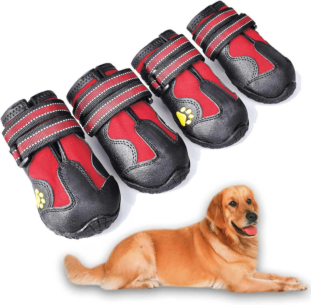 All-Weather Dog Boots for Ultimate Protection & Comfort - Perfect for Safe Outdoor Adventures
