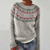 Silvana™ Cozy Retro Knit Sweater - Vintage Style Pullover for Ultimate Comfort