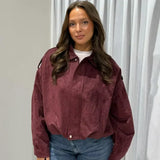 Women's oversized bomber jacket, view 3