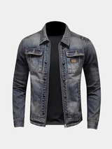 Men's zip-up coat, view 1