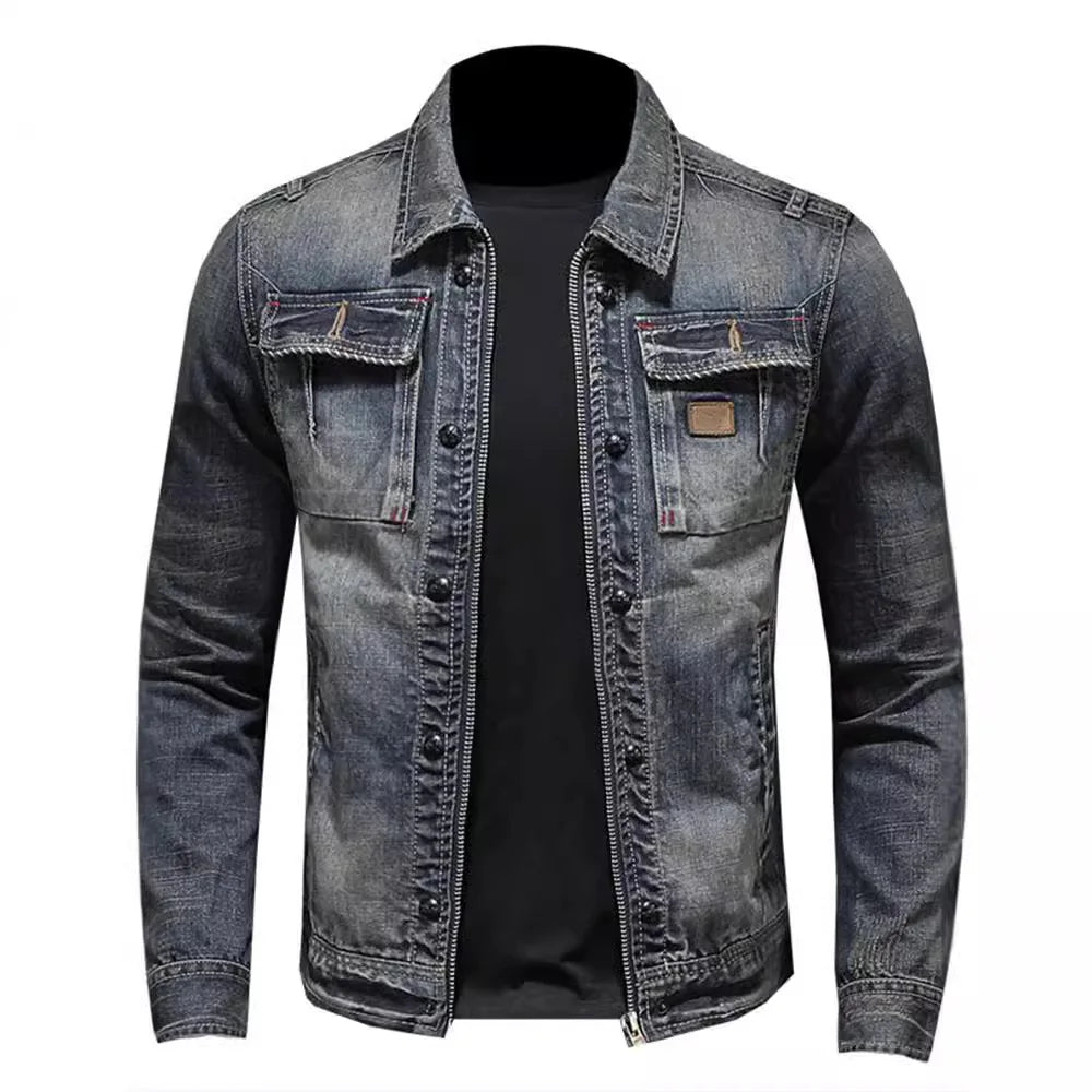 Men's zip-up coat, view 2