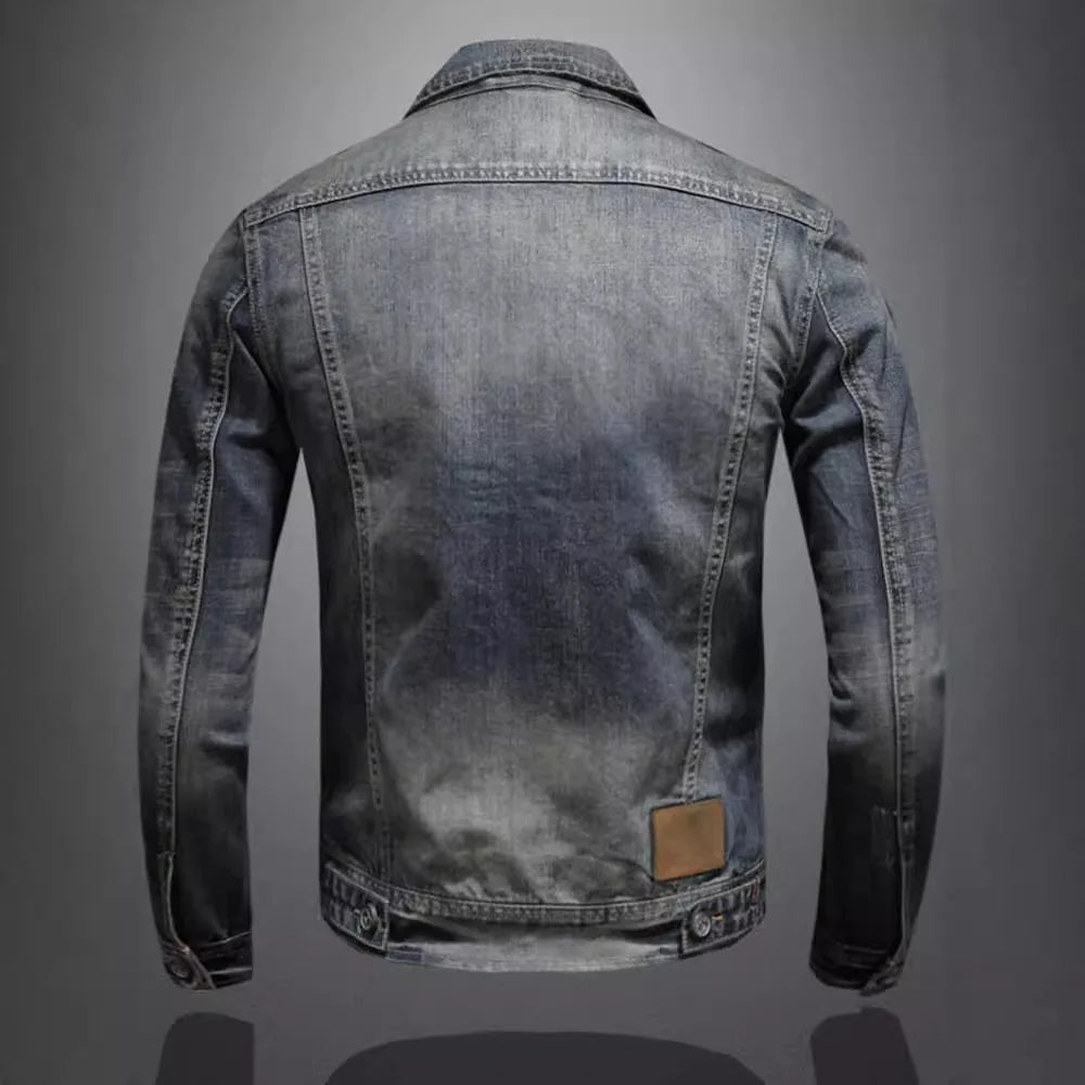 Men's zip-up coat, view 4