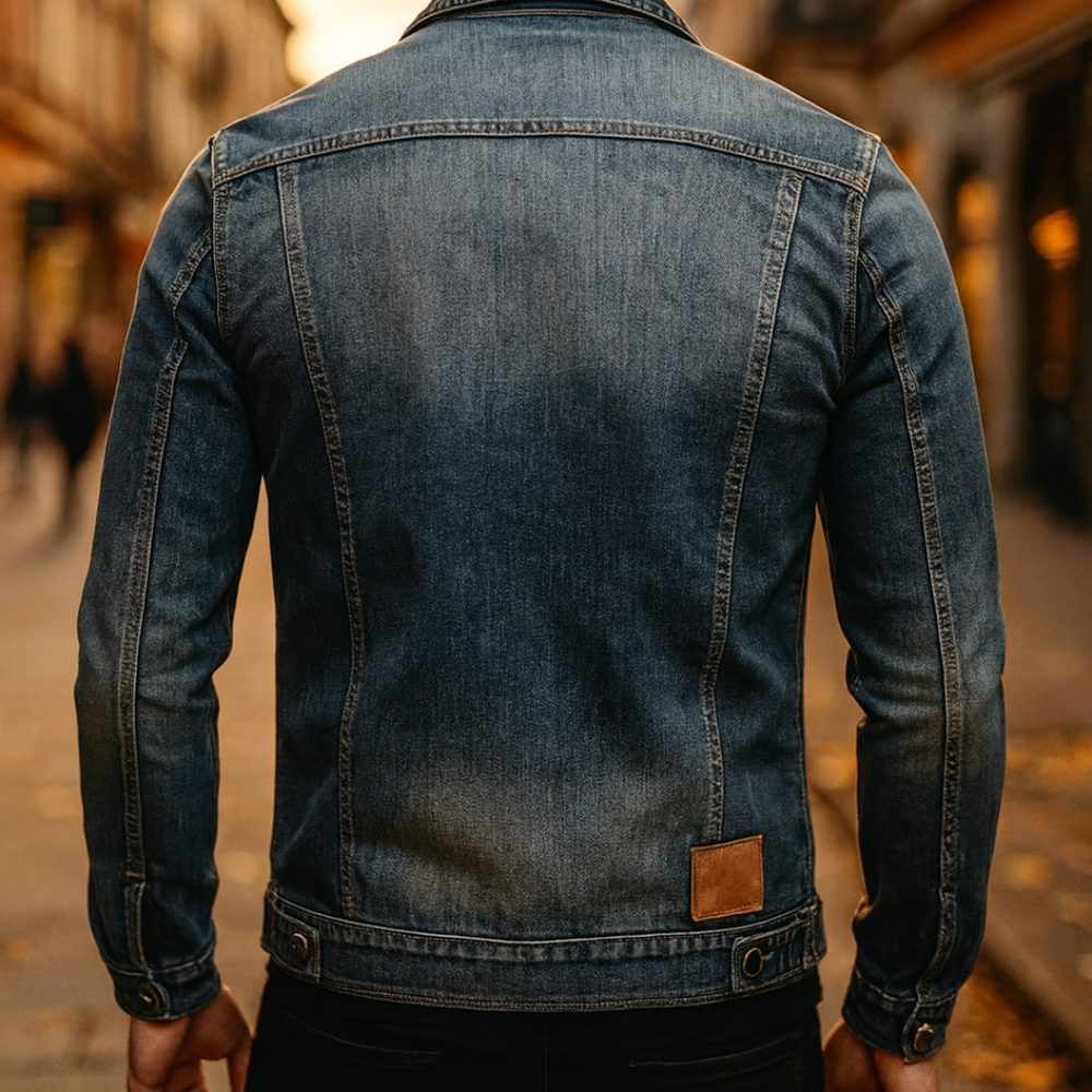 Men's zip-up coat, view 5