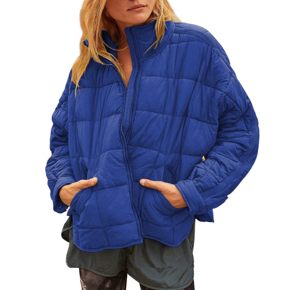Women's padded puffer jacket, view 1