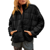 Women's padded puffer jacket, view 2