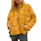 Women's padded puffer jacket, view 6