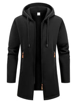Men's hooded coat, view 2
