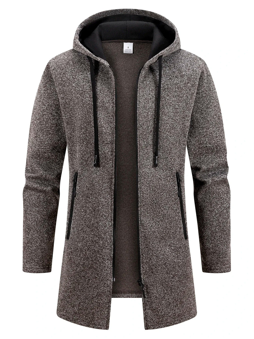 Men's hooded coat, view 3