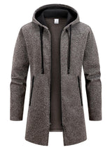 Men's hooded coat, view 3