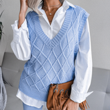 Angeza Women's Trendy Knitted Sweater - Stylish & Cozy Knitwear for Every Season