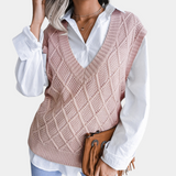 Angeza Women's Trendy Knitted Sweater - Stylish & Cozy Knitwear for Every Season